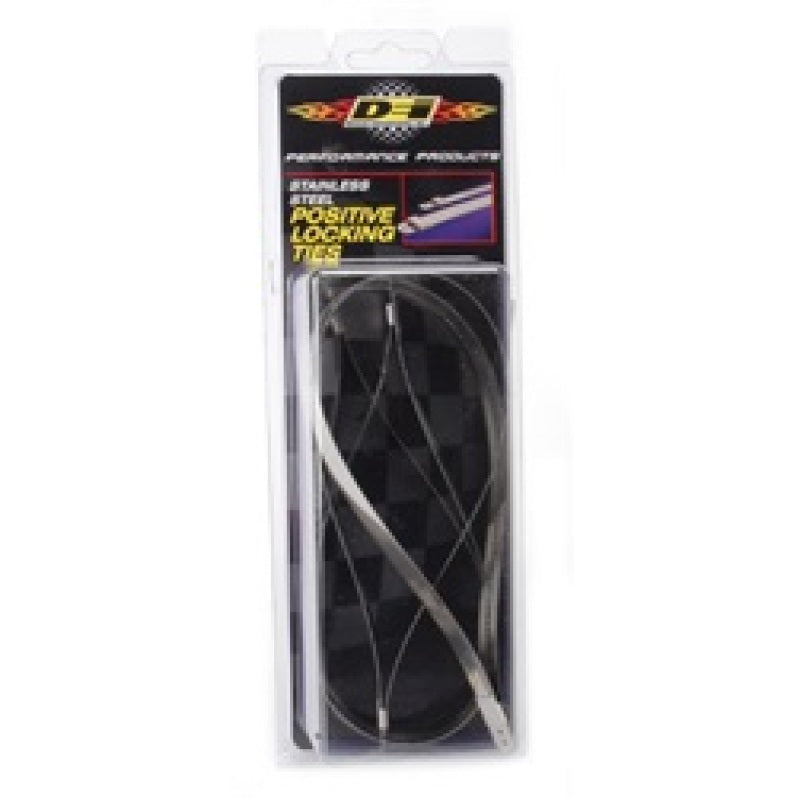 DEI Stainless Steel Positive Locking Tie 1/2in (12mm) x 14in - 4 per pack-thumbmail-3