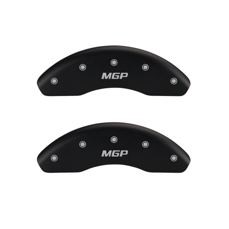 MGP 4 Caliper Covers Engraved Front Charger Engraved Rear RT Black finish silver ch-thumbmail-2
