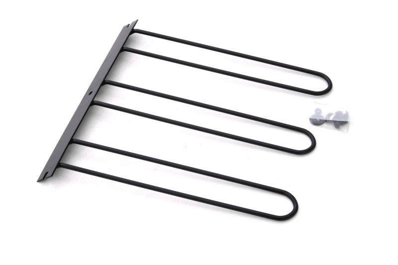 Lund Universal Cargo Bike Attachment 20x60 Non-Folding Steel Carrier - Black-thumbmail-2