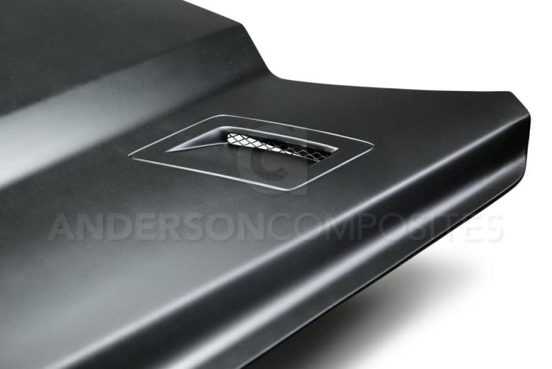 Anderson Composites 15-17 Ford Mustang (Excl. GT350/GT350R) Type-GTH Style Hood Fiberglass-thumbmail-4