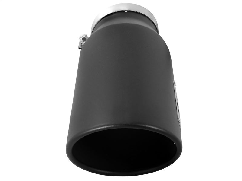 aFe POWER MACH Force-Xp 5in 304 Stainless Steel Exhaust Tip 5In x 7Out x15Lin Bolt-On Right-Blk-thumbmail-4