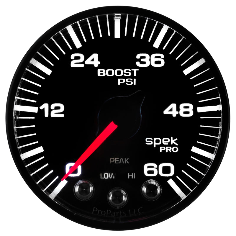 Autometer Spek-Pro 52.4mm 0-60 PSI Digital Stepper Motor Boost Gauge-thumbmail-3