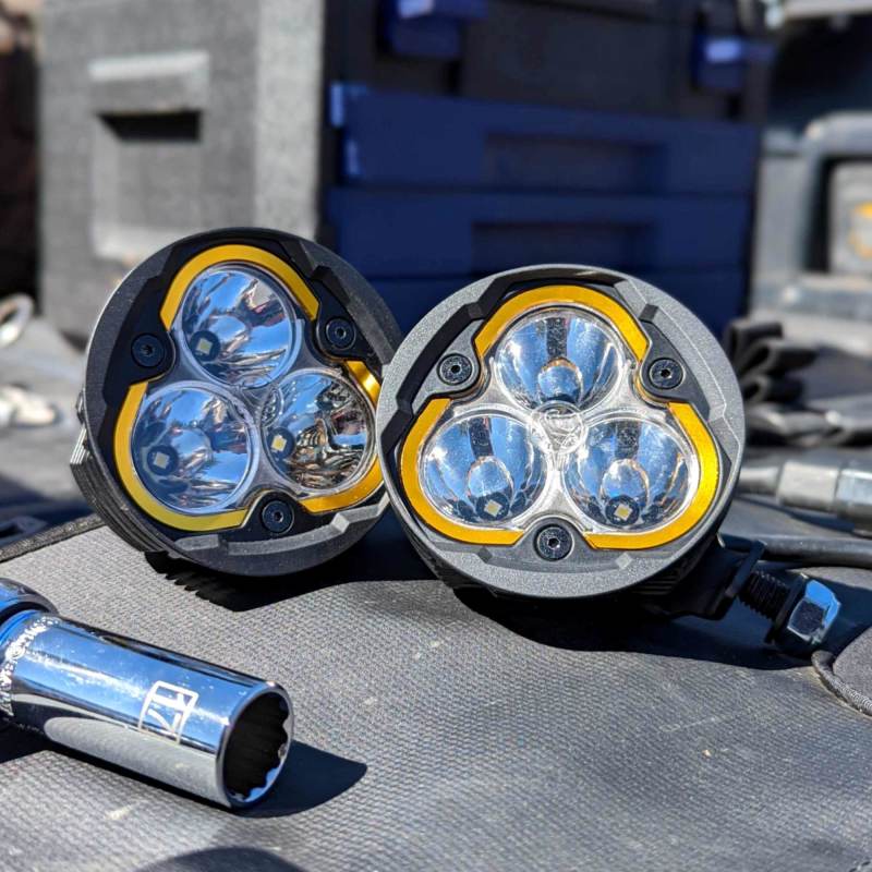 KC HiLiTES Round Universal Shrouds for Flex Era 3 Lights (Pair)-thumbmail-5