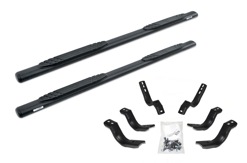 Go Rhino 4in OE Xtreme SideSteps - Textured Black - 67in-thumbmail-2