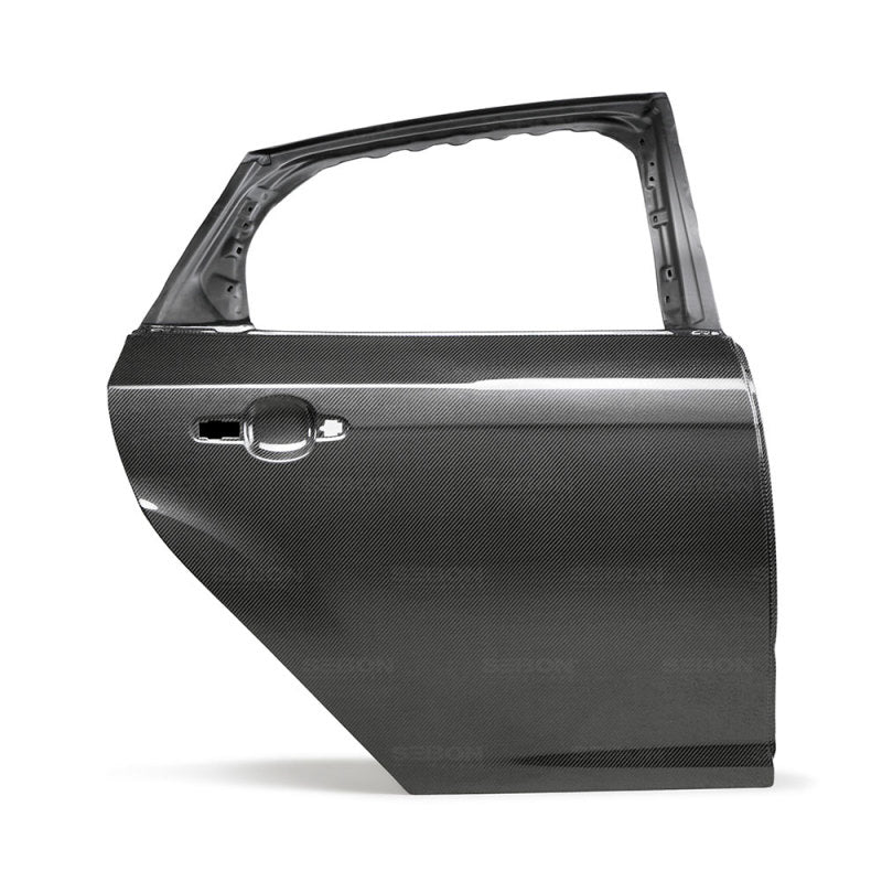 Anderson Composites 16-18 Ford Focus RS Rear Carbon Fiber Doors (Pair)-thumbmail-1