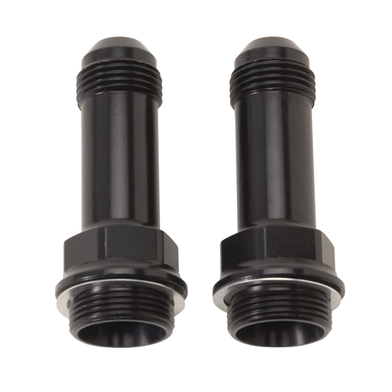 Russell Performance 7/8in -20 x -8 AN Male Flare Extended (2 pcs.) (Red/Blue)-thumbmail-1
