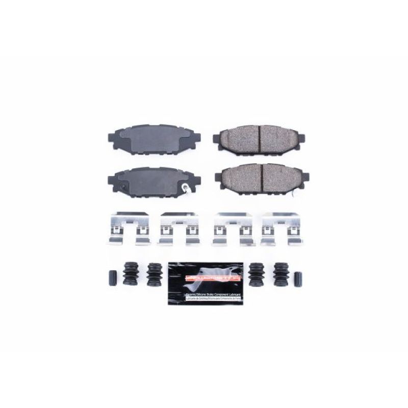 Power Stop 13-16 Subaru BRZ Rear Z23 Evolution Sport Brake Pads w/Hardware-thumbmail-1