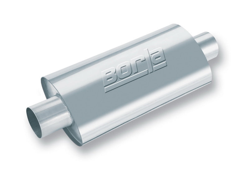 Borla XR-1 Racing Sportsman 3 inch Outlet / 3 inch Inlet Round, Oval or Offset Muffler-thumbmail-2