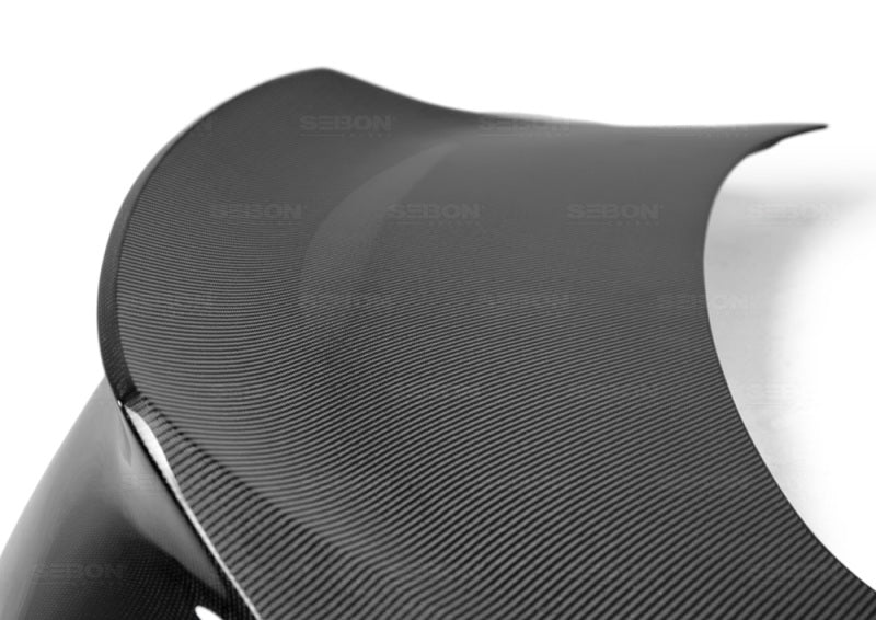 Seibon 08-09 Infiniti G37 2-door C-Style Carbon Fiber Trunk Lid-thumbmail-1