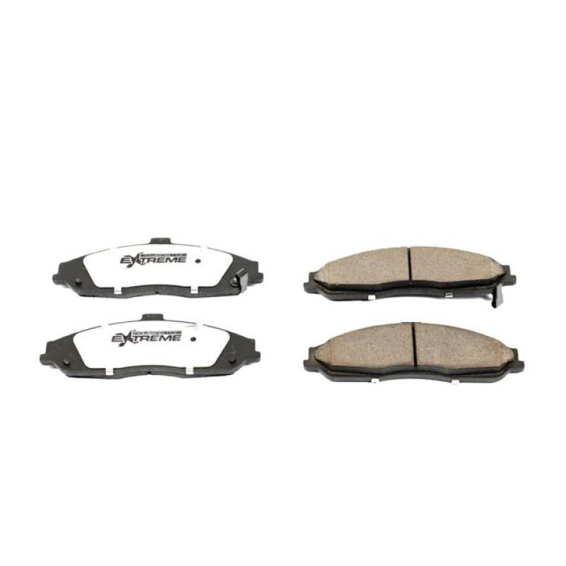 Power Stop 04-09 Cadillac XLR Front Z26 Extreme Street Brake Pads w/Hardware-thumbmail-1