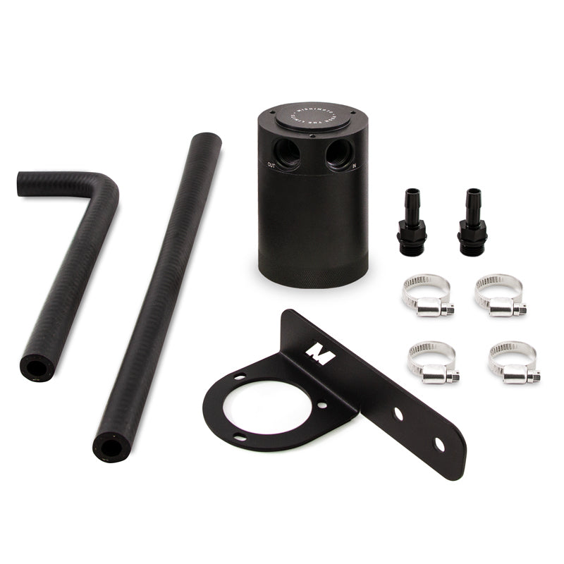 Mishimoto 2016+ Honda Civic 1.5L Turbo Baffled Oil Catch Can Kit - Black (PCV Side)-thumbmail-2