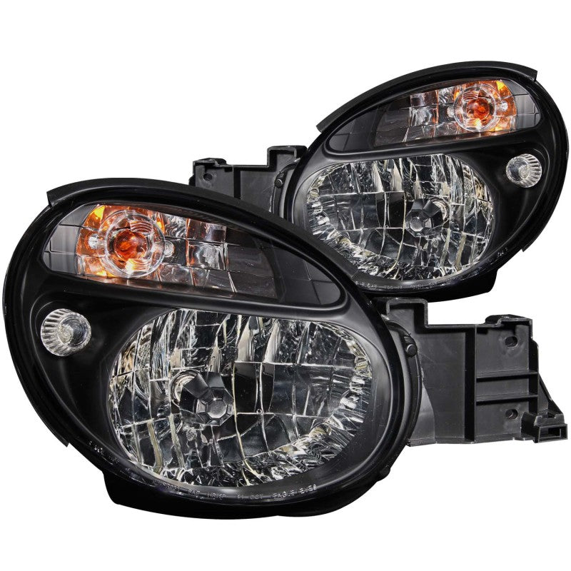 ANZO 2002-2003 Subaru Impreza Crystal Headlights Black-thumbmail-2