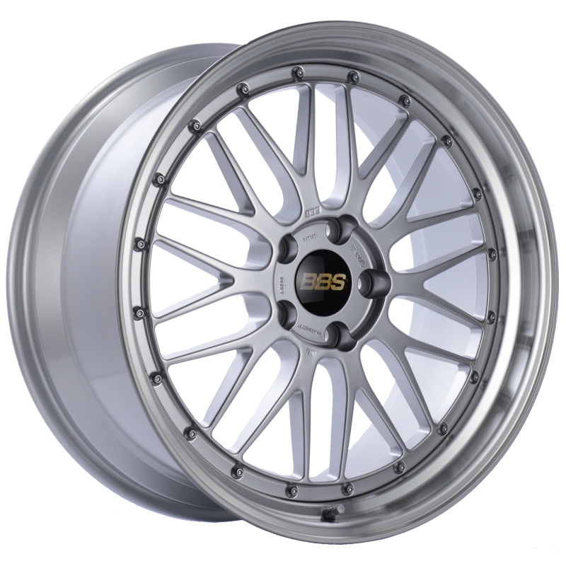 BBS LM 20x9.5 5x120 ET37 Diamond Silver Center Diamond Cut Lip Wheel -82mm PFS/Clip Required-thumbmail-2