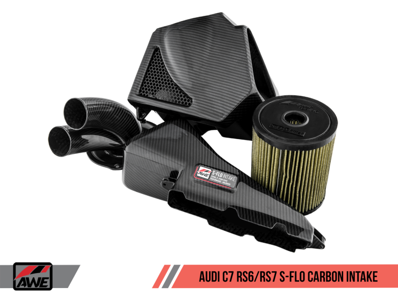 AWE Tuning Audi C7 RS6 / RS7 4.0T S-FLO Carbon Intake V2-thumbmail-6