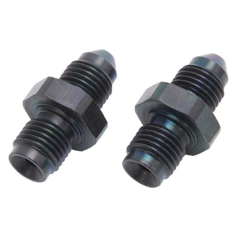 Russell Performance -3 AN SAE Adapter Fitting (2 pcs.) (Black)-thumbmail-2