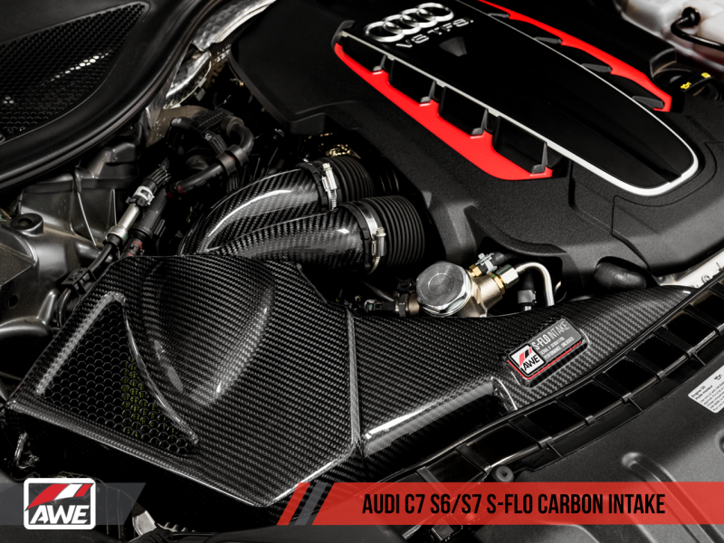 AWE Tuning Audi C7 S6 / S7 4.0T S-FLO Carbon Intake V2-thumbmail-9