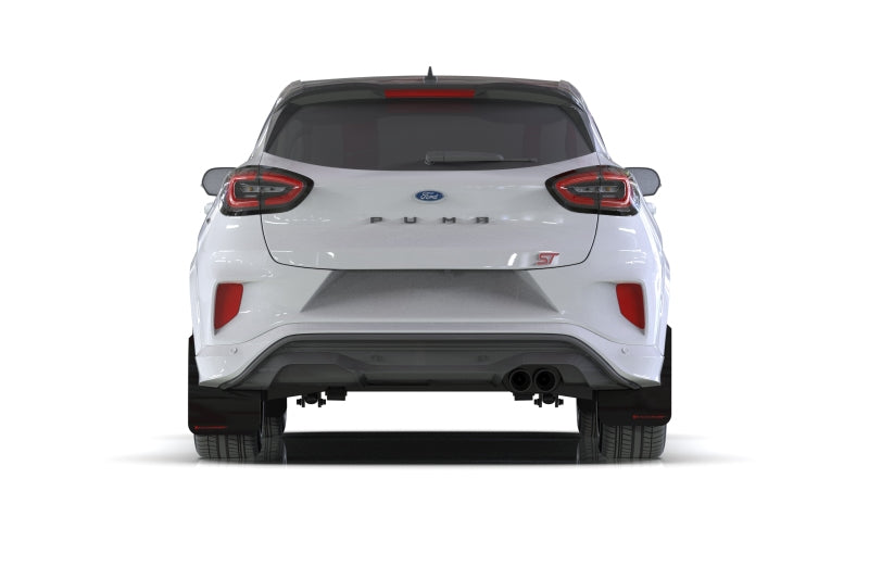 Rally Armor 20-22 Ford Puma ST Black Mud Flap w/ Red Logo-thumbmail-1