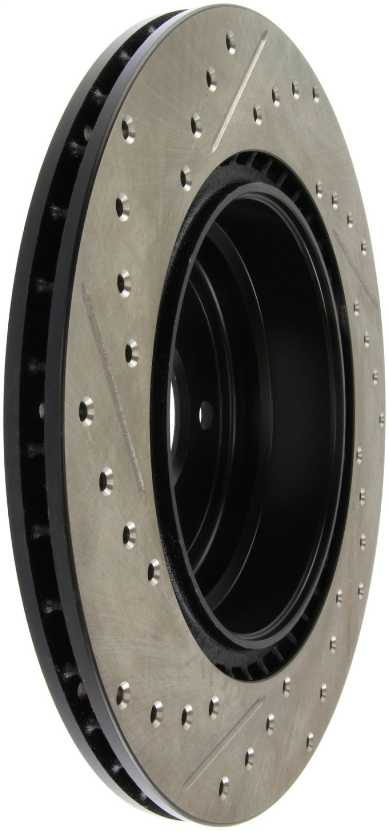 StopTech 06 BMW 330 / 07-09 BMW 335 Slotted & Drilled Left Rear Rotor-thumbmail-7