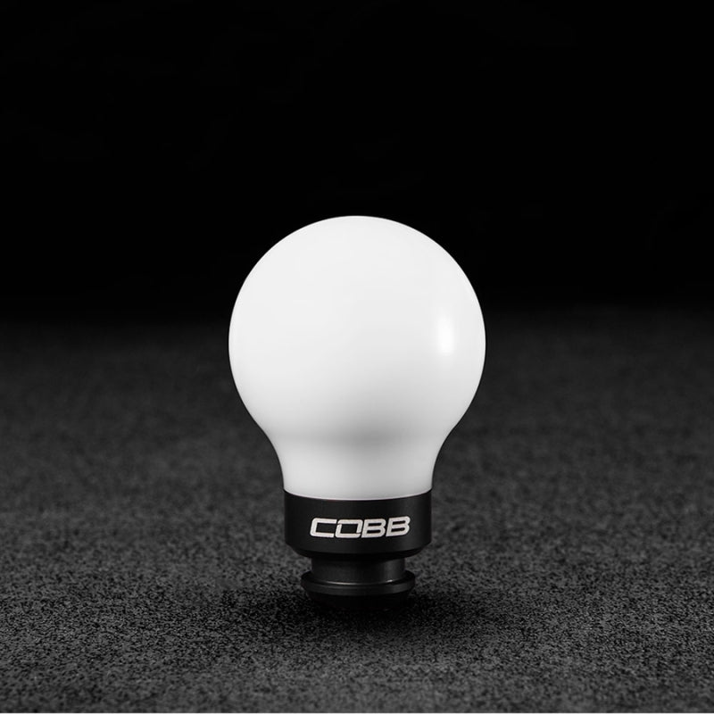 Cobb Subaru 5-Speed COBB Knob - White Knob w/ Stealth Black-thumbmail-1