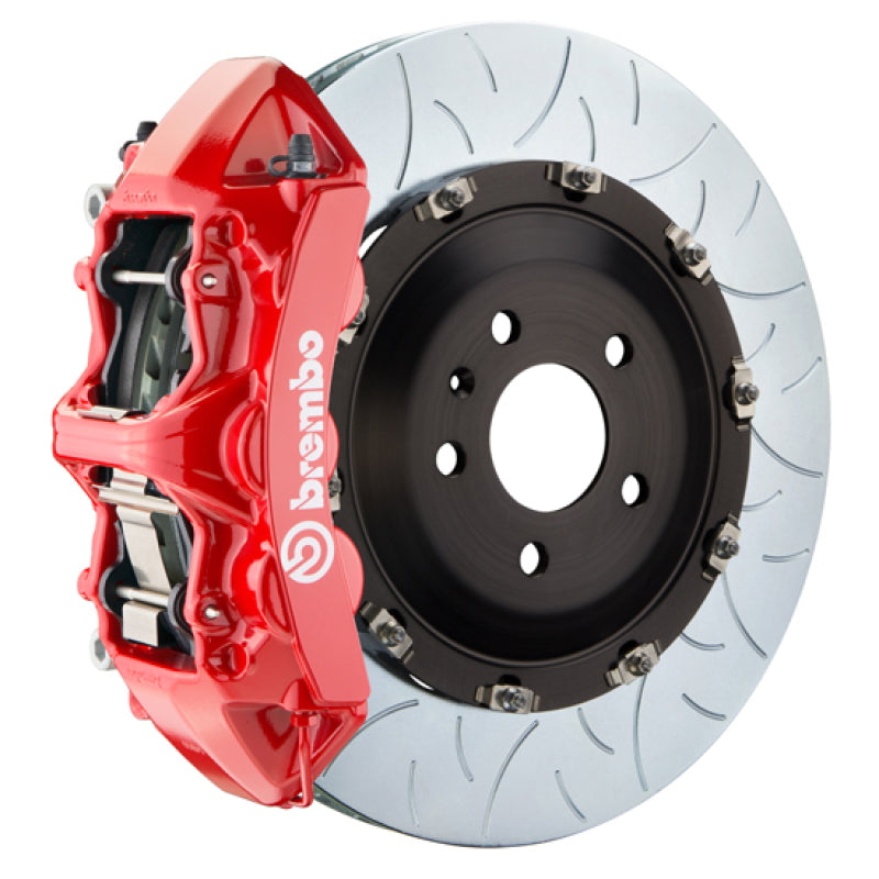 Brembo 10-16 535i Front GT BBK 6 Piston Cast 405x34 2pc Rotor Slotted Type3-Red-thumbmail-1
