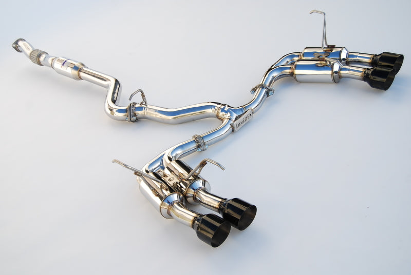 Invidia 2015+ Subaru WRX / STI Gemini/R400 Single Layer Quad Black Tip Cat-Back Exhaust-thumbmail-2