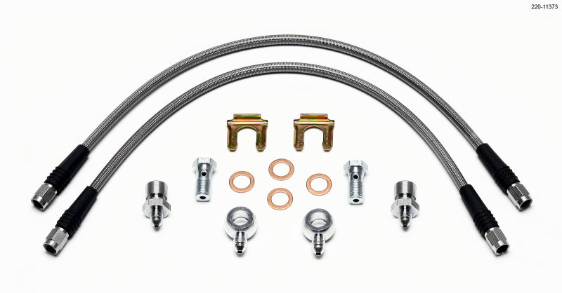 Wilwood Flexline Kit D52 Caliper 18in w/ Banjo 7/16-20-thumbmail-1