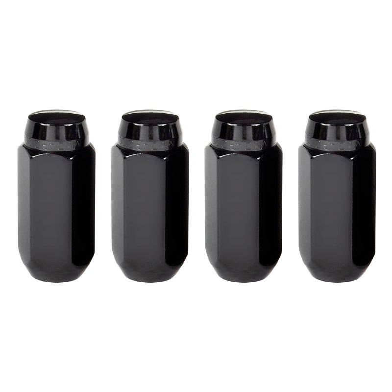 McGard Hex Lug Nut (Cone Seat) M14X1.5 / 22mm Hex / 1.945in. Length (4-Pack) - Black-thumbmail-2