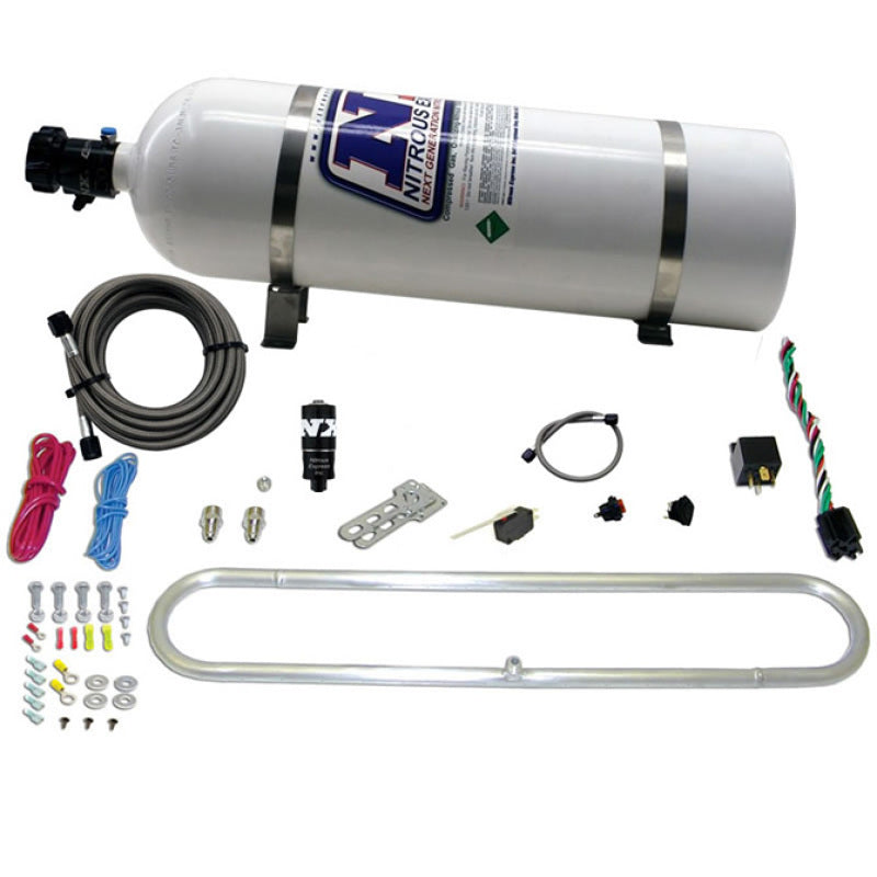 Nitrous Express N-Tercooler System w/15lb Bottle (Remote Mount Solenoid)-thumbmail-1