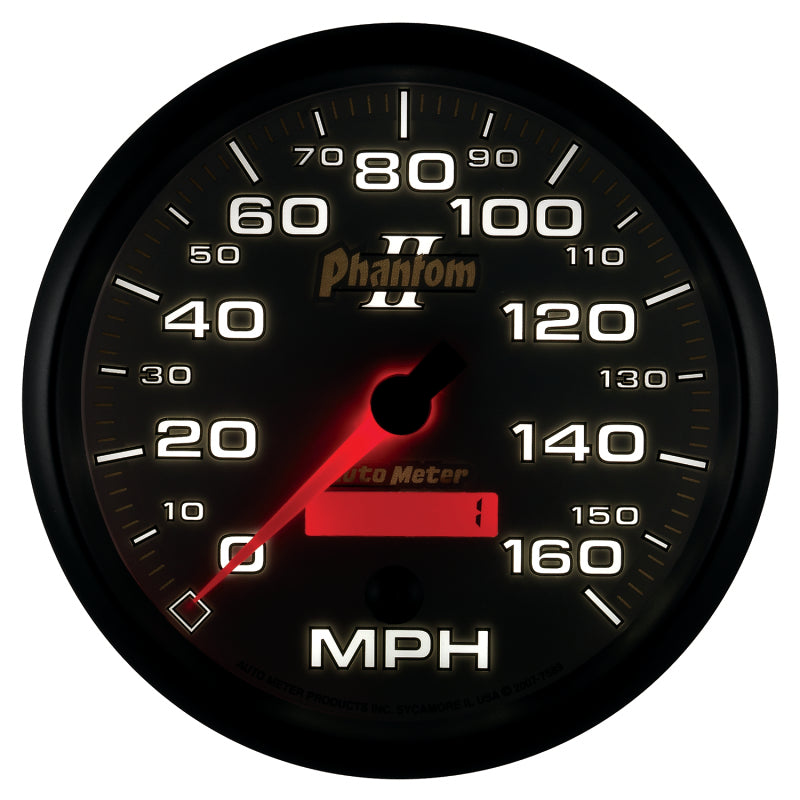 Autometer Phantom II 5in Electrical Programmable Speedometer 150MPH-thumbmail-4