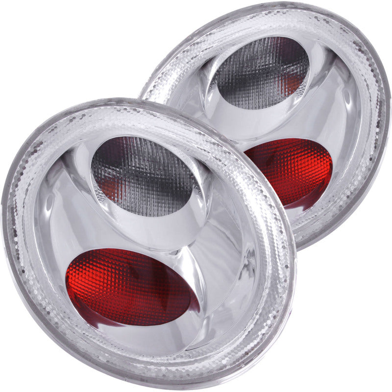 ANZO 1998-2005 Volkswagen Beetle Taillights Chrome-thumbmail-2