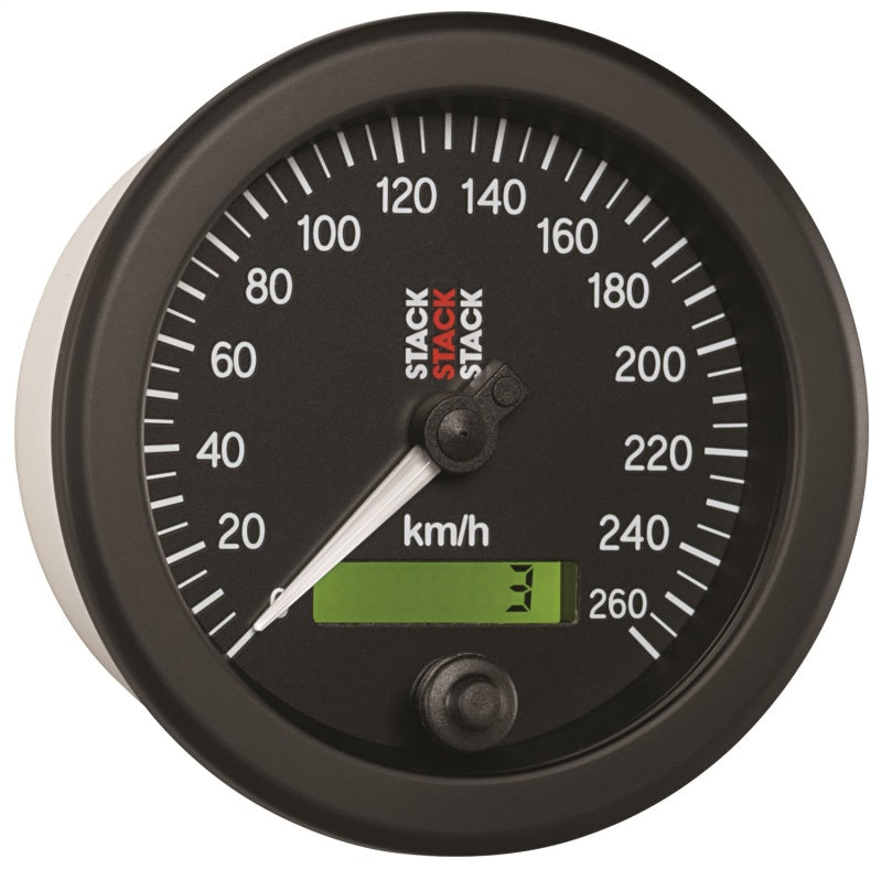 Autometer Stack 88mm 0-260 KM/H Electronic Speedometer - Black-thumbmail-5
