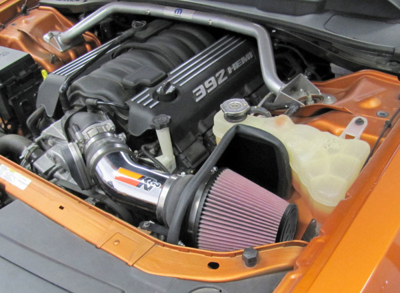 K&N Performance Intake Kit TYPHOON; 11 Dodge Challenger 6.4L V8-thumbmail-4