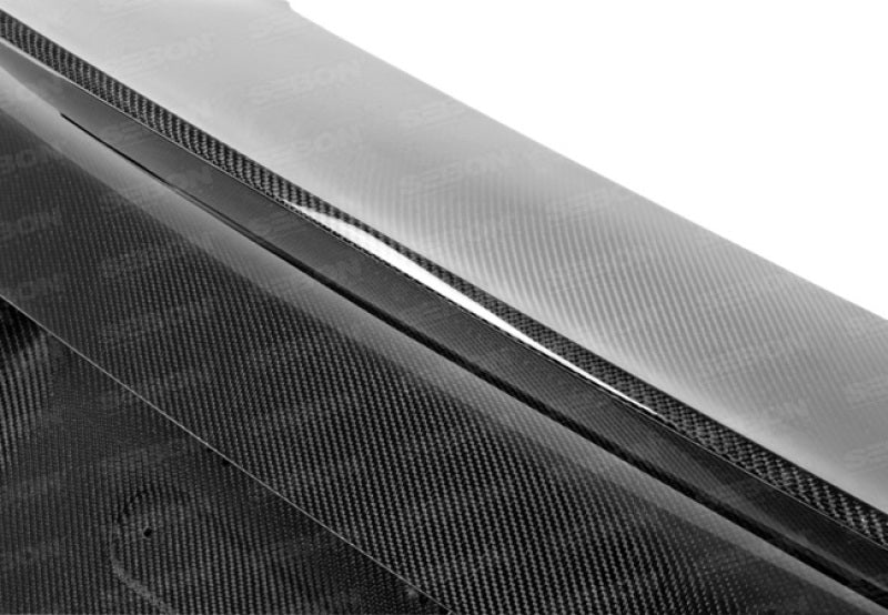 Seibon 12-13 BMW F30 CSL Style Carbon Fiber Trunk - Shaved-thumbmail-2
