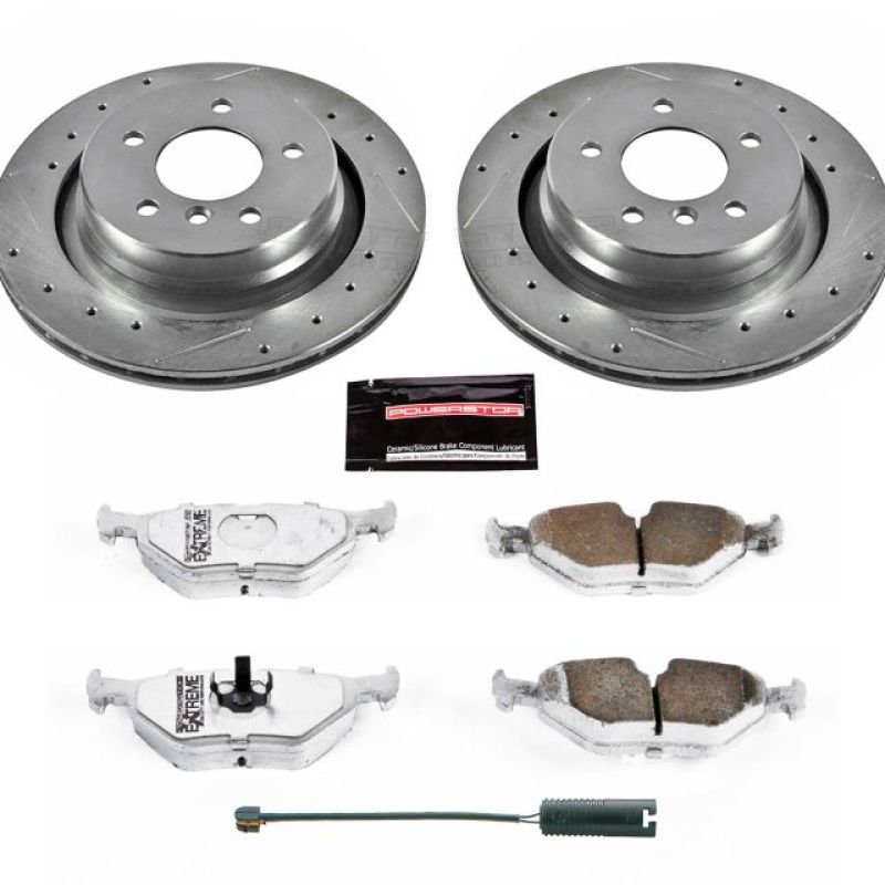 Power Stop 95-99 BMW M3 Rear Z26 Street Warrior Brake Kit-thumbmail-1