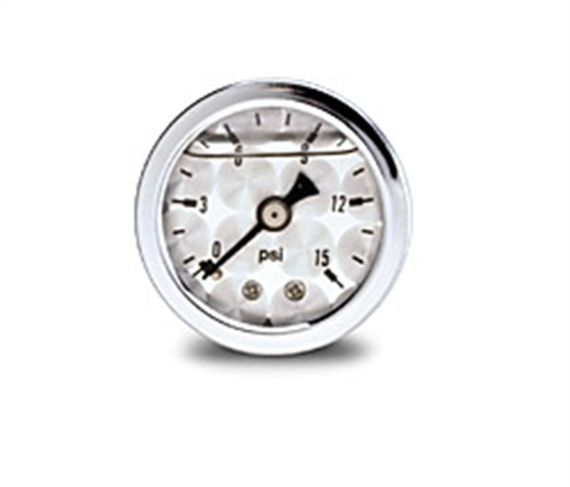 Russell Performance 15 psi fuel pressure gauge machine face (Liquid-filled)-thumbmail-6
