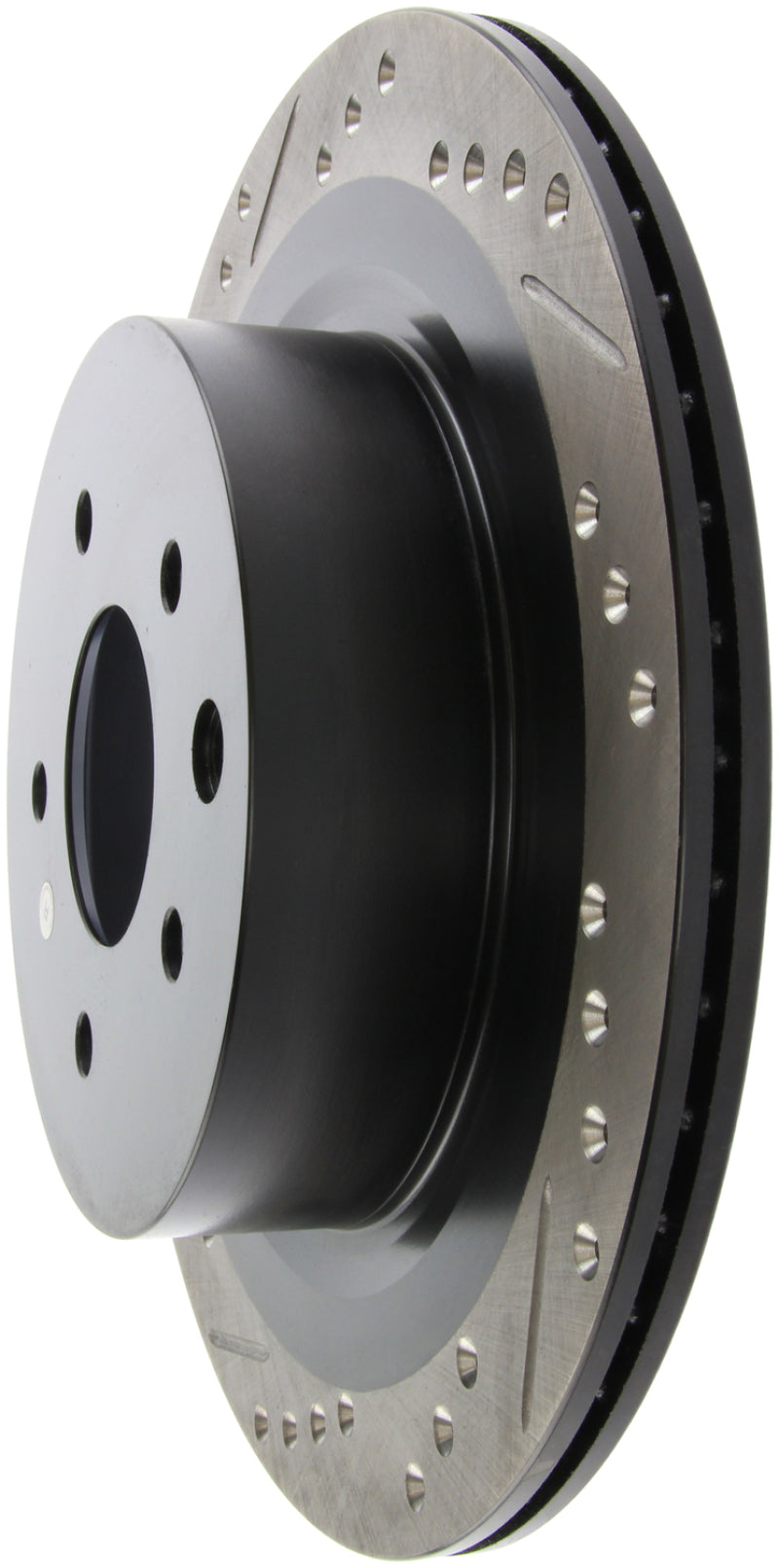 StopTech 06-07 350Z / 05-07 G35 / 06-07 G35X SportStop Slotted & Drilled Rear Right Rotor-thumbmail-9