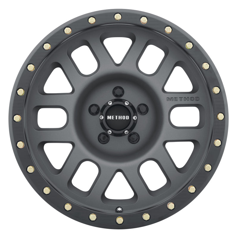 Method MR309 Grid 17x8.5 0mm Offset 5x5 94mm CB Titanium/Black Street Loc Wheel-thumbmail-2