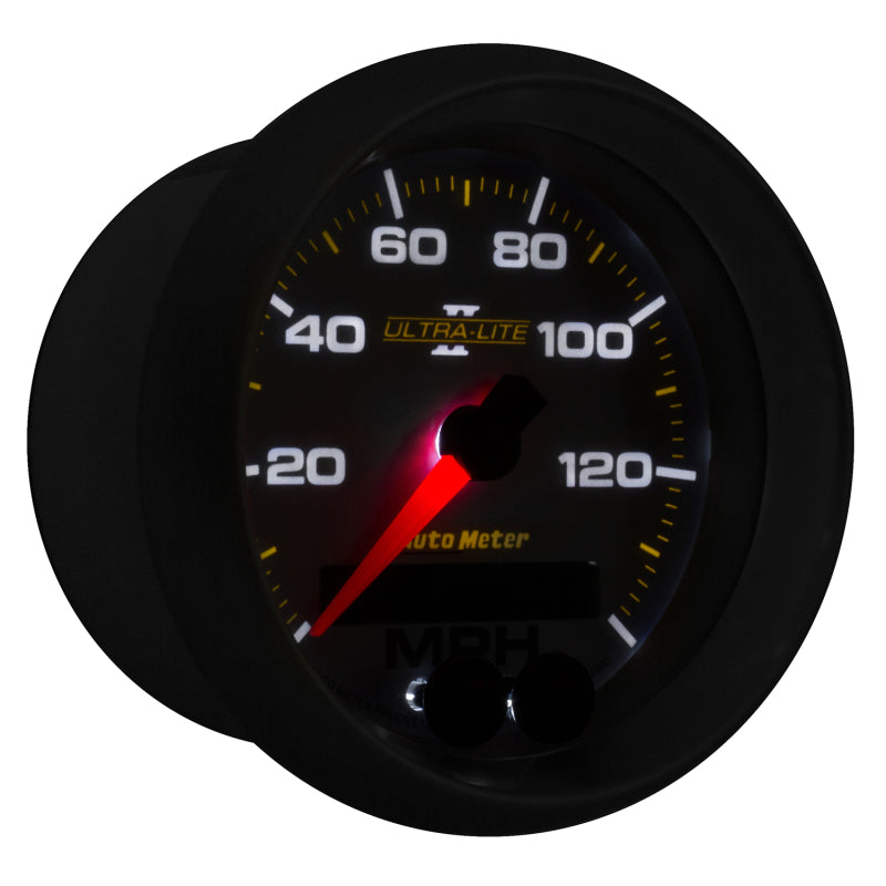 Autometer Ultra-Lite II 3-3/8in 0-140MPH In-Dash Electronic GPS Programmable Speedometer-thumbmail-5