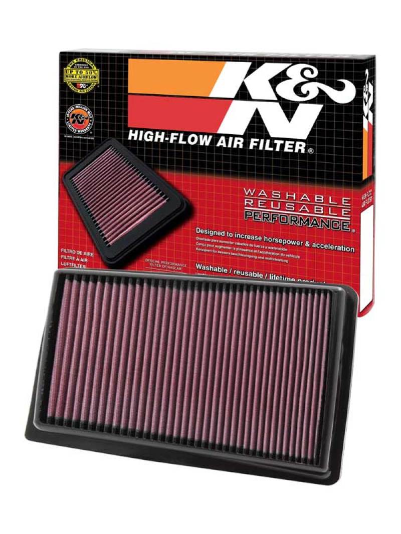 K&N 09 Hyundai Genesis 4.6L V8 Drop In Air Filter-thumbmail-9