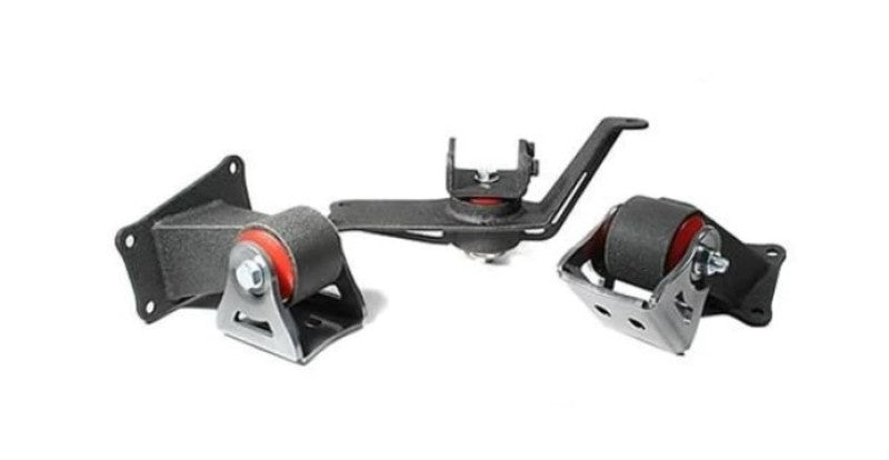 Innovative 00-09 Honda S2000 F-Series Black Steel Mounts 85A Bushings-thumbmail-1