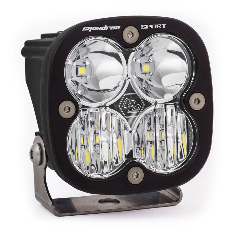 Baja Designs Squadron Sport Driving/Combo Pattern Black LED Light Pod - Clear-thumbmail-1