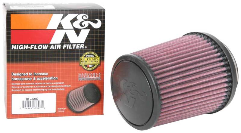 K&N Filter Universal Air Filter Golf VII GTI 3-15/16in FLG / 5-15/32in OD / 7in H-thumbmail-7