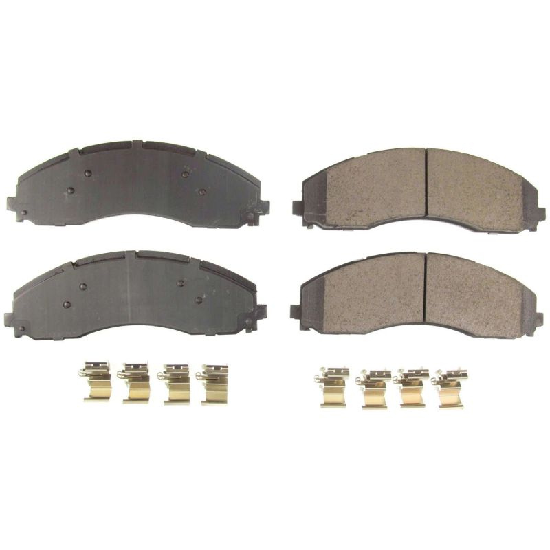 Power Stop 17-19 Ford F-450 Super Duty Front Z17 Evolution Ceramic Brake Pads w/Hardware-thumbmail-1