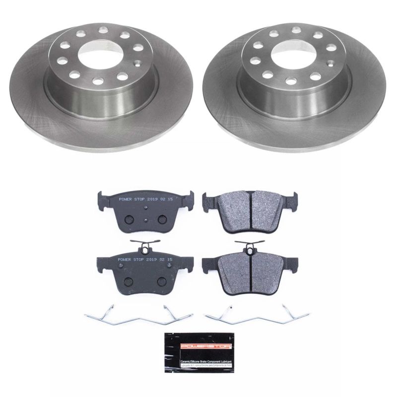 Power Stop 2019 Volkswagen Jetta Rear Track Day SPEC Brake Kit-thumbmail-1
