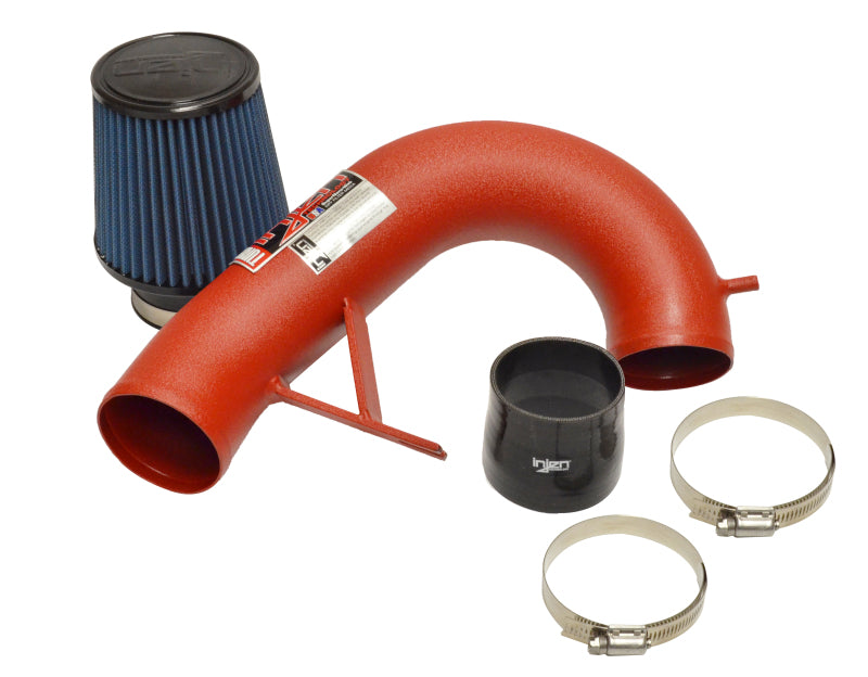 Injen 17-19 Audi A4 2.0T Wrinkle Red Short Ram Air Intake-thumbmail-6