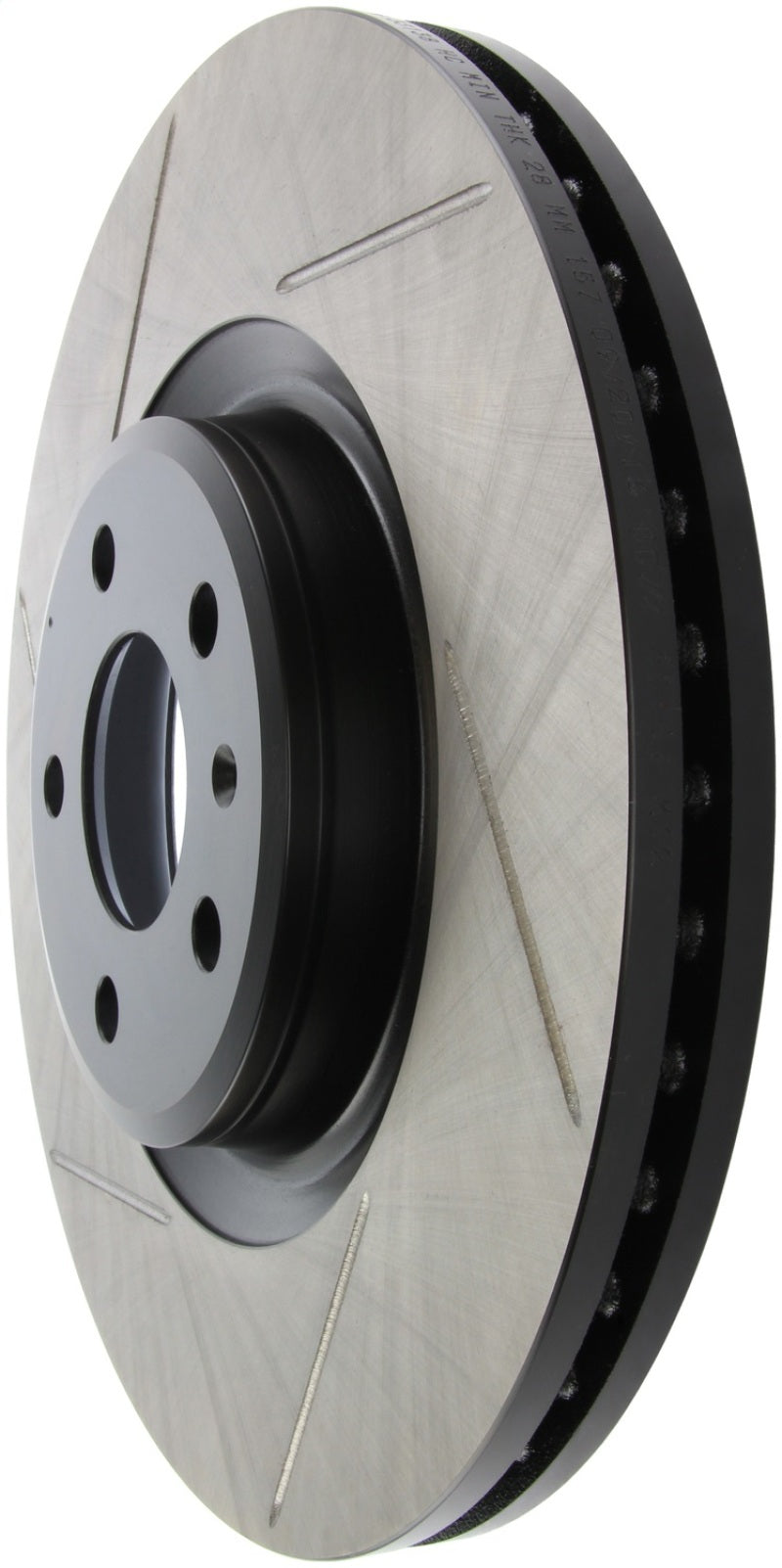 StopTech Power Slot 12 Audi A6 Quattro/11-12 A7 Quattro / 07/11-13 S4 Front Right Slotted Rotor-thumbmail-5