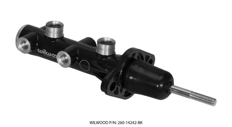 Wilwood Tandem Remote Master Cylinder - 15/16in Bore Black-thumbmail-3