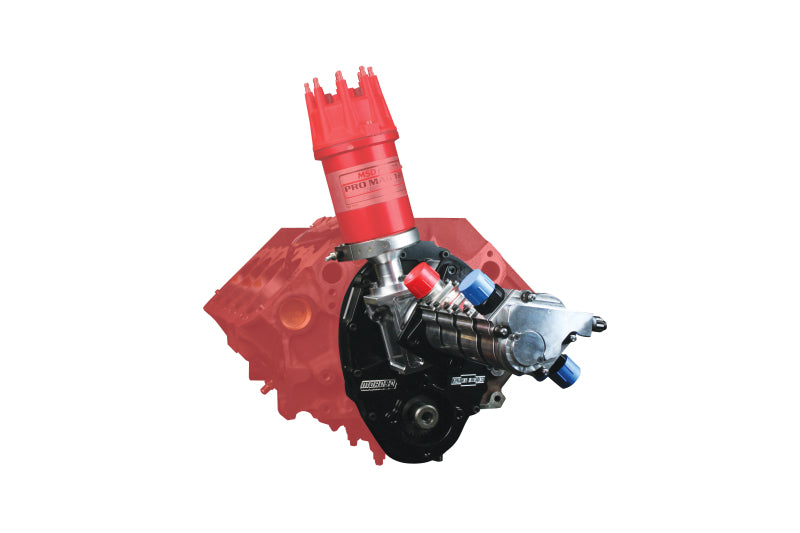 Moroso Chevrolet Small Block Timing Cover Magneto Kit - Non-Raised Cam - Sprint Car-thumbmail-1