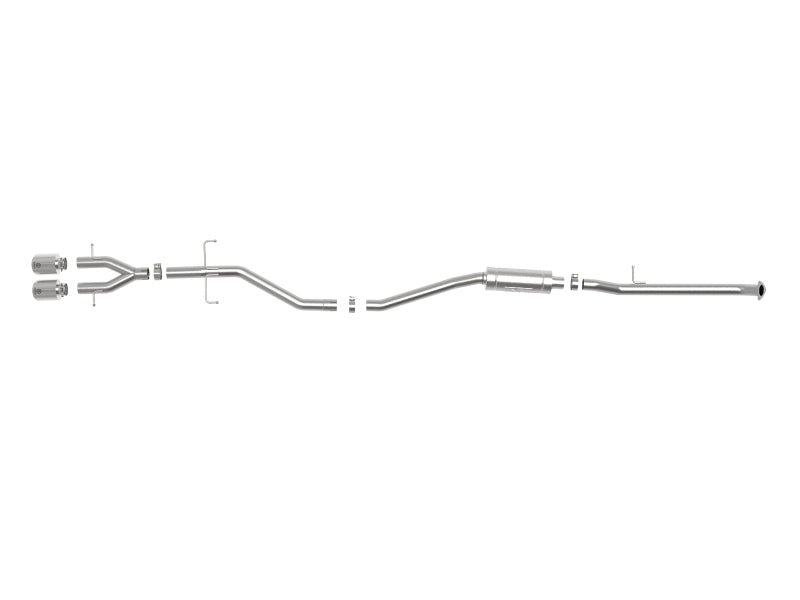 aFe Takeda 2.5in 304SS Cat-Back Exhaust System 17-20 Honda Civic SI Coupe L4-1.5L (t) - Polished Tip-thumbmail-6