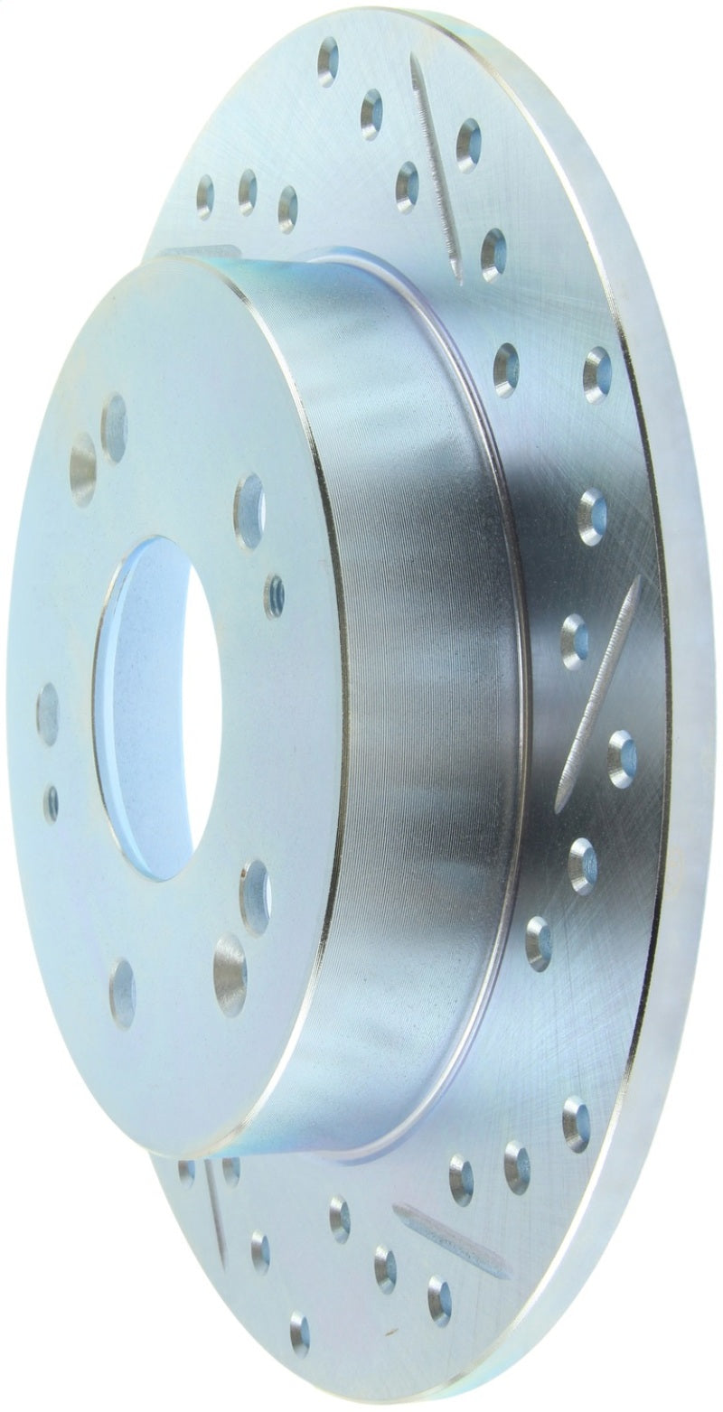 StopTech Select Sport 06-15 Honda Civic Si Slotted and Drilled Right Left Rotor-thumbmail-5